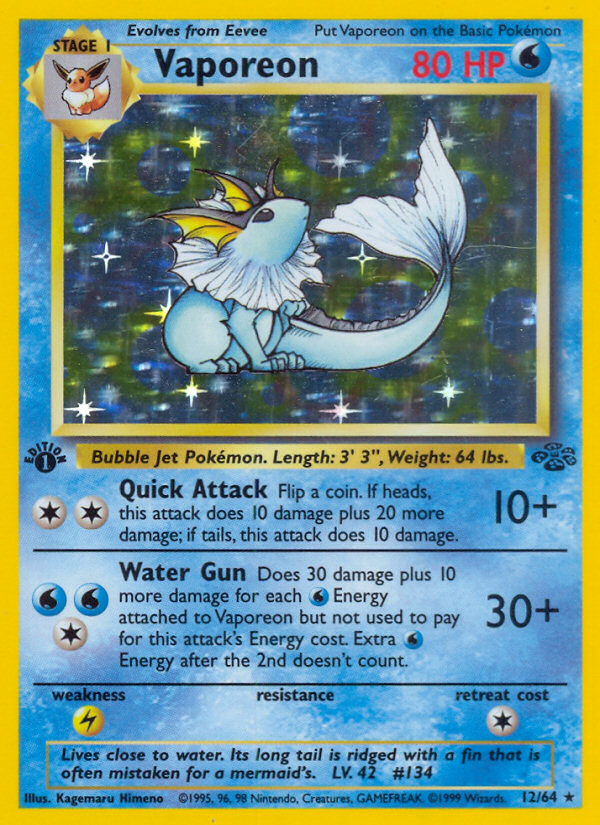 Vaporeon by Kagemaru Himeno