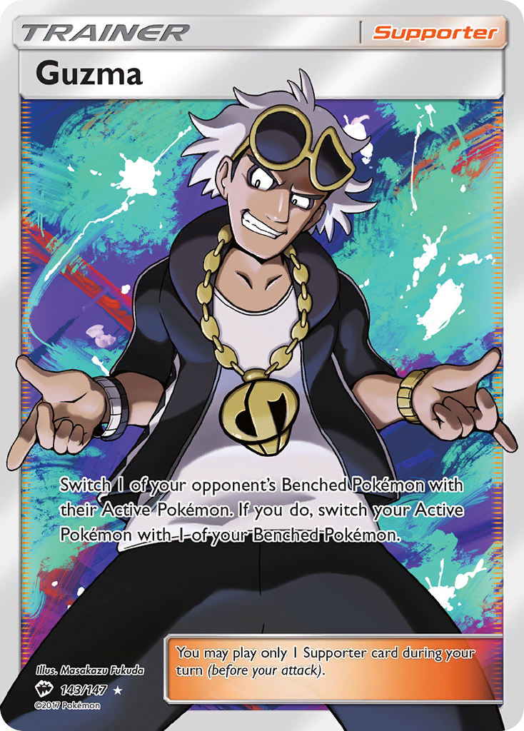 Guzma full art by Masakazu Fukuda