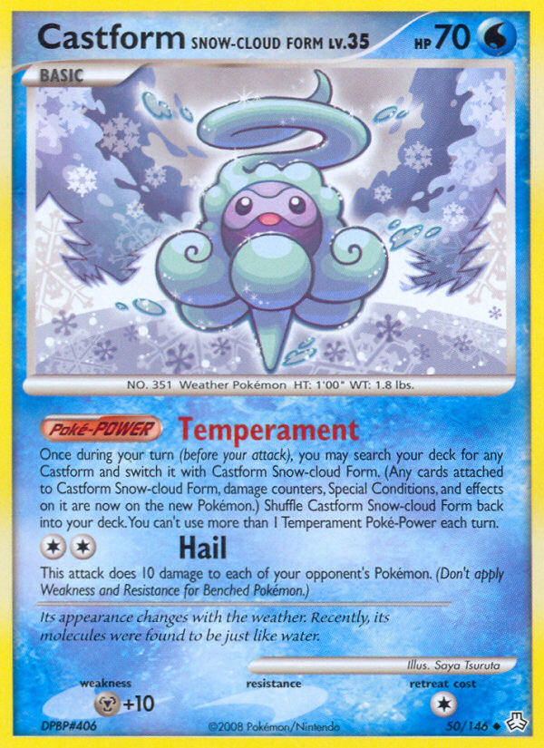Castform Snow-cloud Form by Saya Tsuruta
